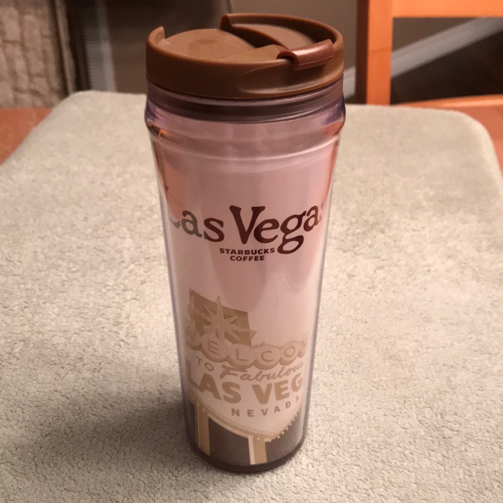 Starbucks Las Vegas plastic travel mug